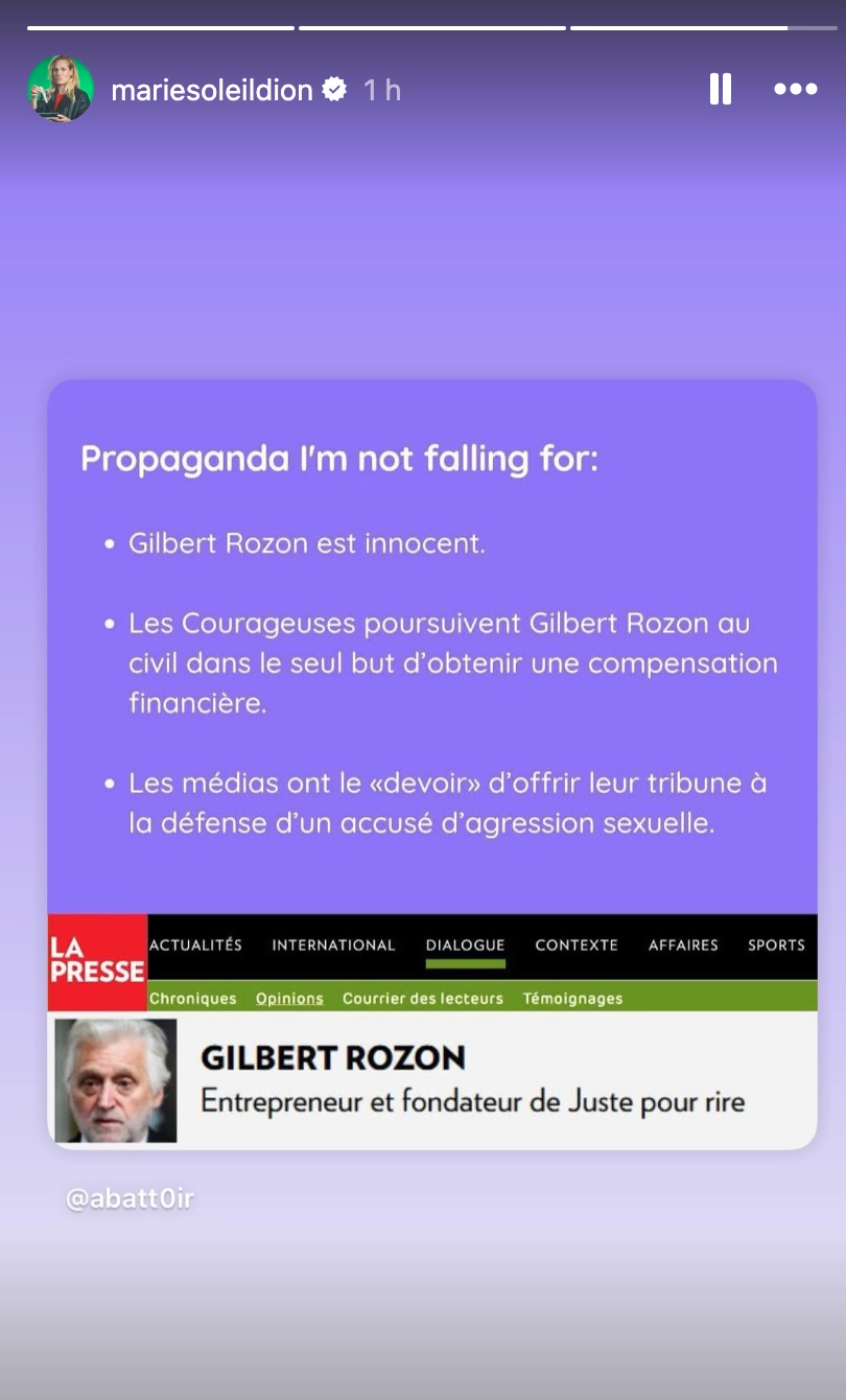several stars protest gilbert rozon